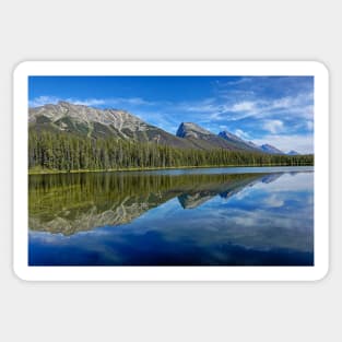 Endless Ridge Chain mountain range Jasper National Park Sticker